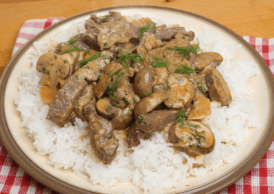 Beef Stroganoff